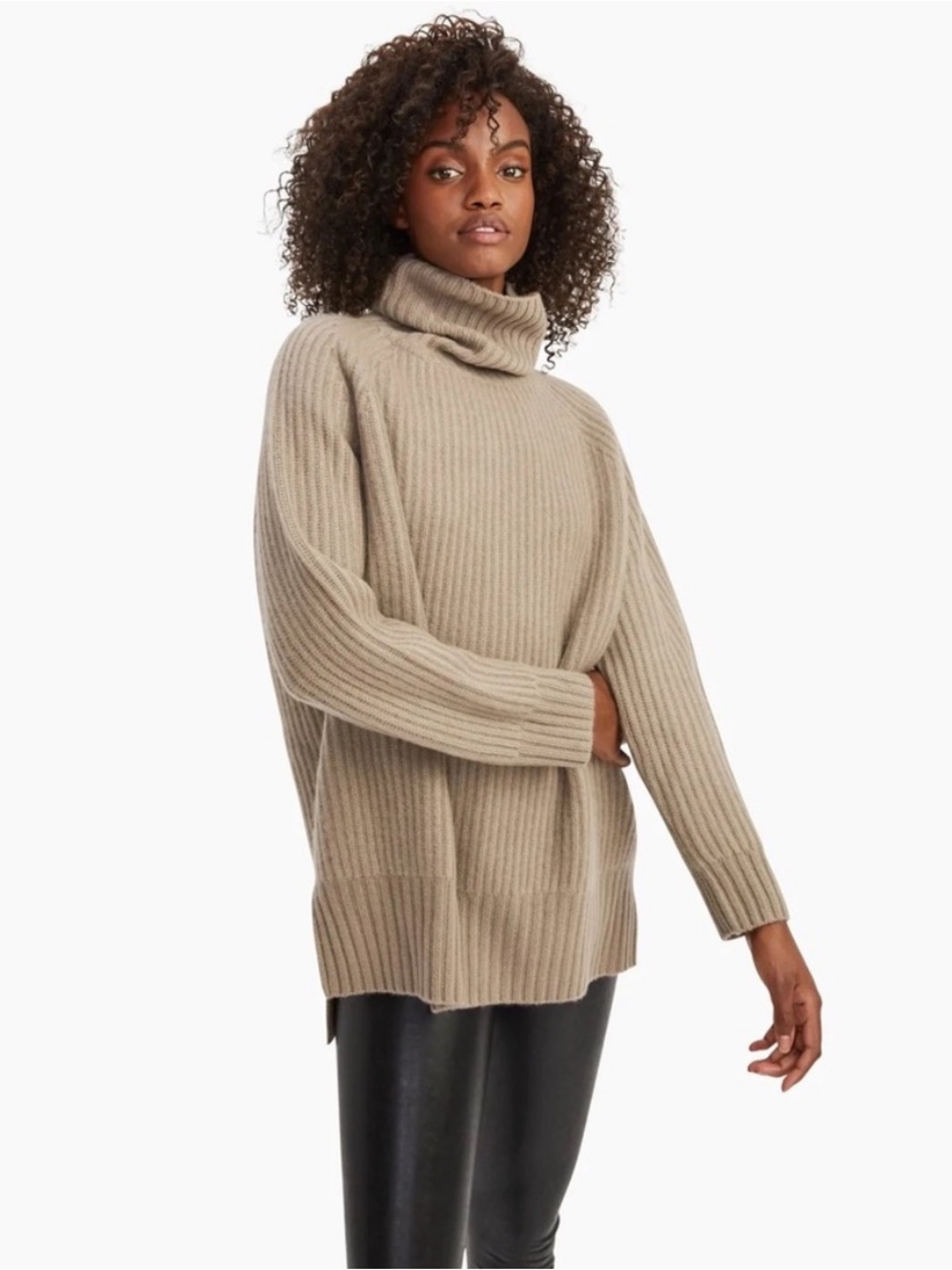 Naadam Fishermen’s Turtleneck Sweater